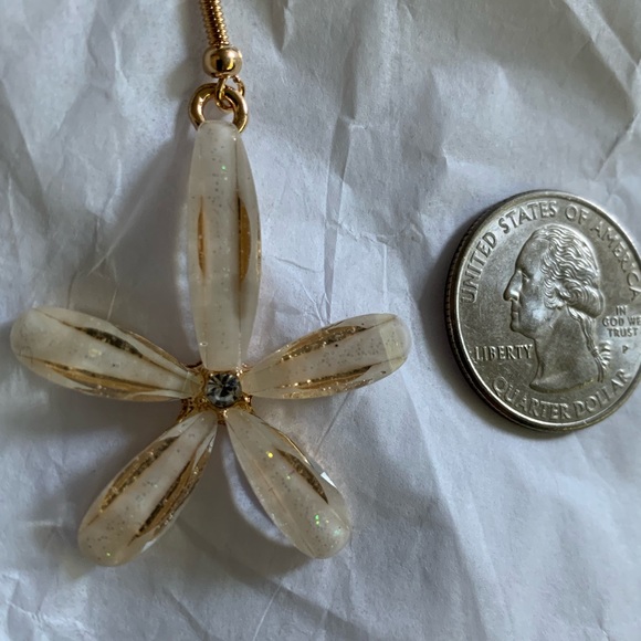 LAST PAIR! 5 stars! Chic floral drop earrings - Picture 4 of 6